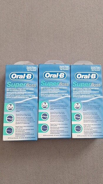 Diğer Oral-B Super floss diş ipi