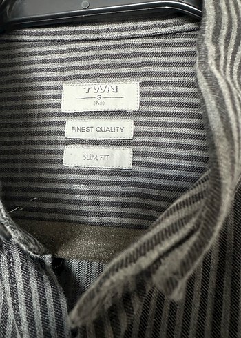 Damat TWN S beden çizgili gömlek - Görsel 3