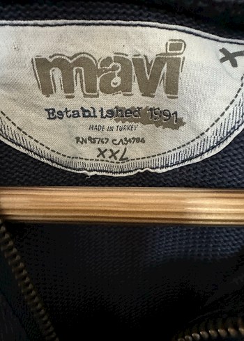 Mavi Jean pamuk triko kazak - Görsel 7