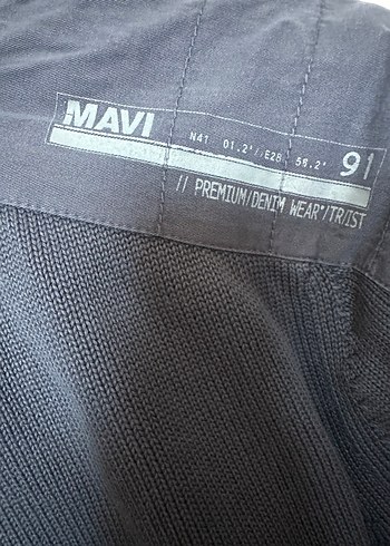 Mavi Jean pamuk triko kazak - Görsel 5