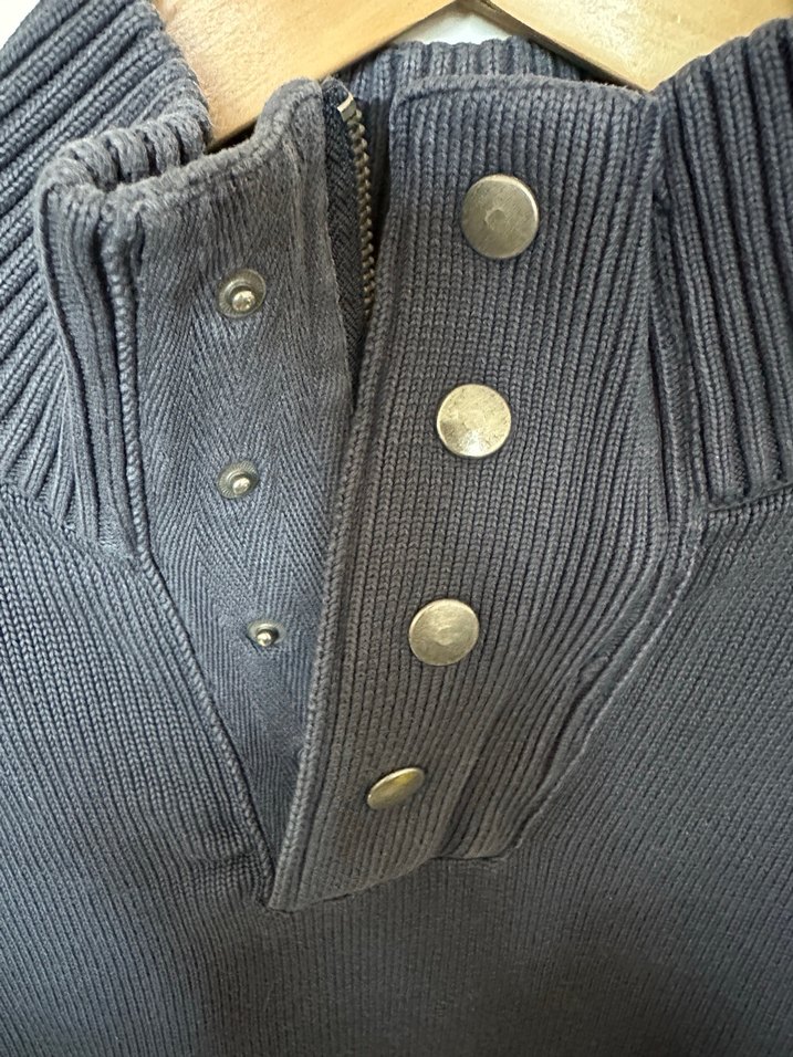 Mavi Jean pamuk triko kazak - Görsel 3