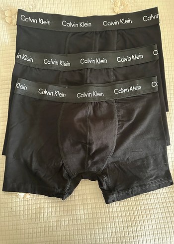 Calvin Klein Siyah çocuk Boxer 3'lü Paket