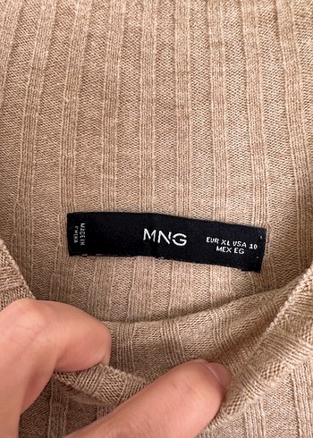 Mango uzun triko elbise - Görsel 3