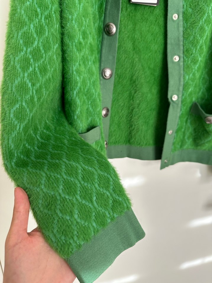 Nuss etiketli angora hırka - Görsel 3