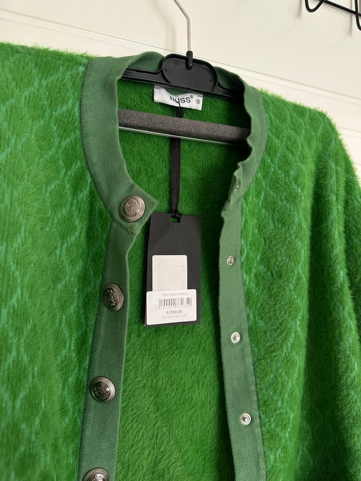 Nuss etiketli angora hırka - Görsel 2