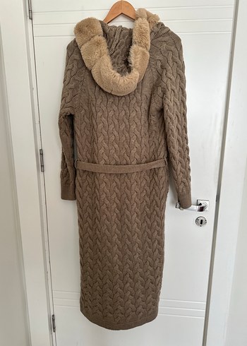 Kürklü uzun hırka - Görsel 4