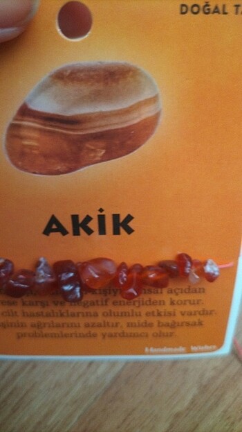  Beden Akik taşı bileklik