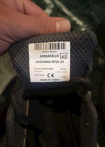 Armardillo Gri Erkek Spor Bot - Görsel 4