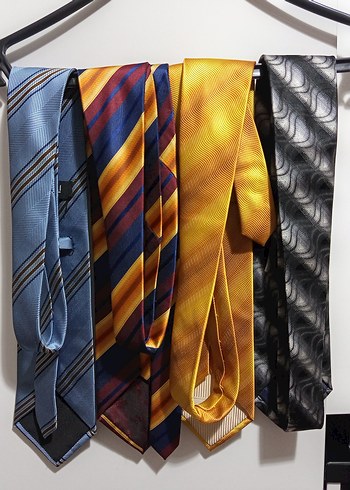 Parlak Çok Renkli Erkek Kravat Seti - Görsel 3