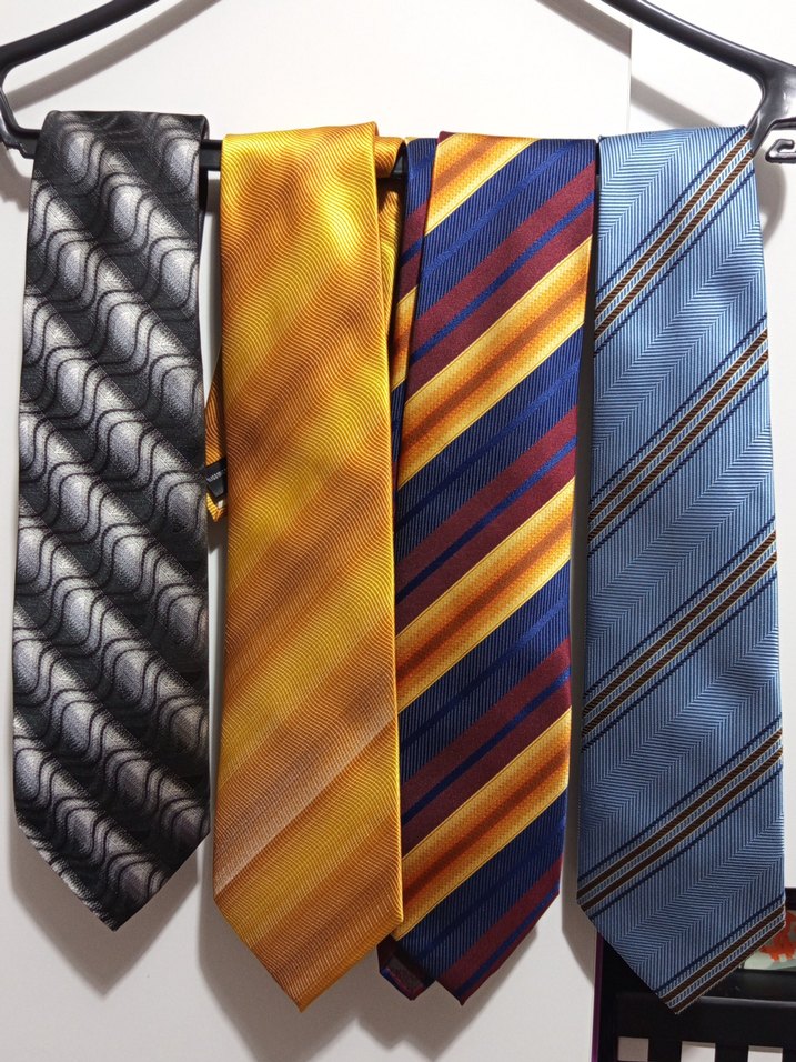 Parlak Çok Renkli Erkek Kravat Seti - Görsel 2