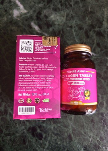 Zühre Ana Parlak Pembe Kolajen Tablet - Görsel 4