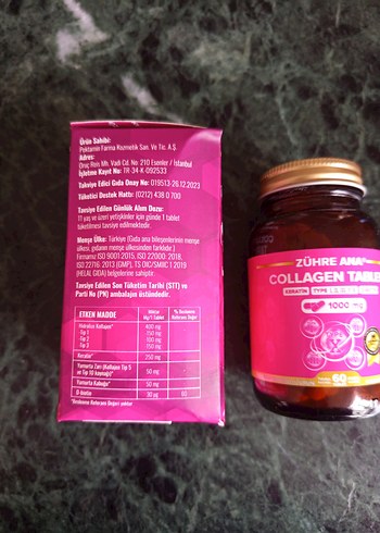Zühre Ana Parlak Pembe Kolajen Tablet - Görsel 6
