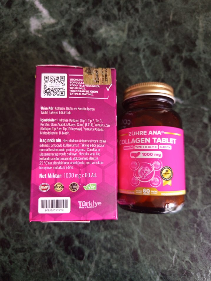 Zühre Ana Parlak Pembe Kolajen Tablet - Görsel 4