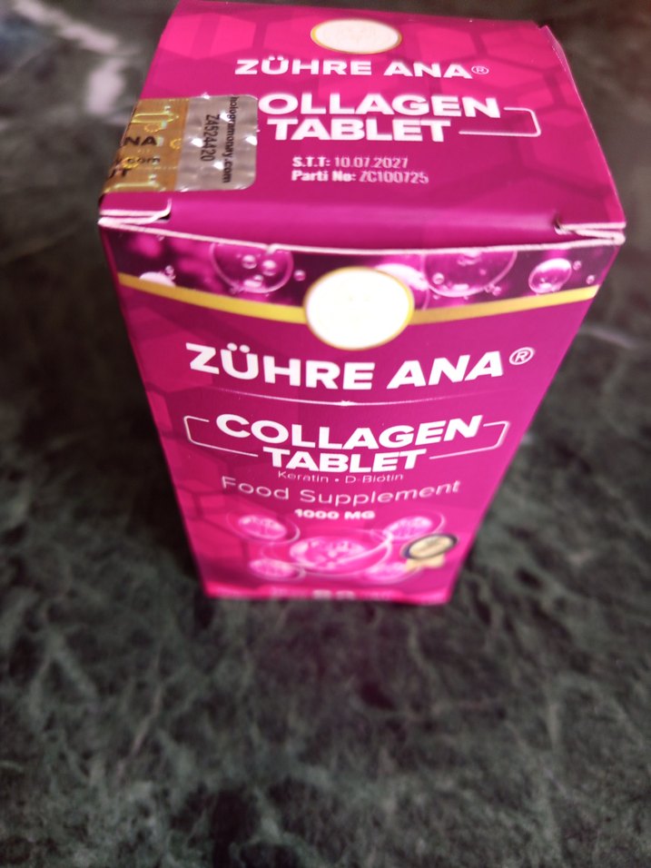 Zühre Ana Parlak Pembe Kolajen Tablet - Görsel 2