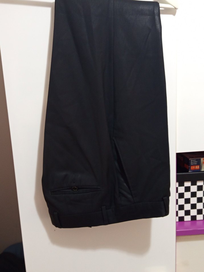 Erkek Siyah Regular Fit Takım Elbise Ceket - Görsel 5