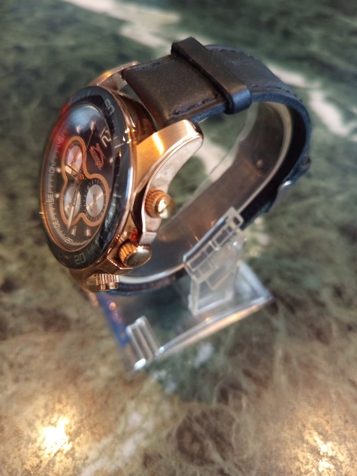 Klasik Siyah Erkek Biker Saat - Görsel 2