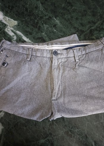36 Beden Gri Regular Fit Denim Erkek Pantolon