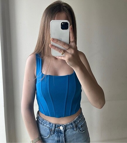 Zara korse crop