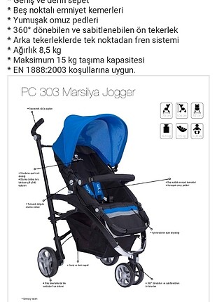 Diğer Beden Pierre Cardin baston Bebek Arabası
