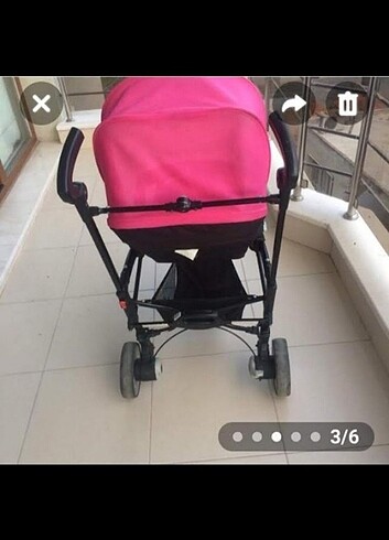 Diğer Beden pembe Renk Pierre Cardin baston Bebek Arabası