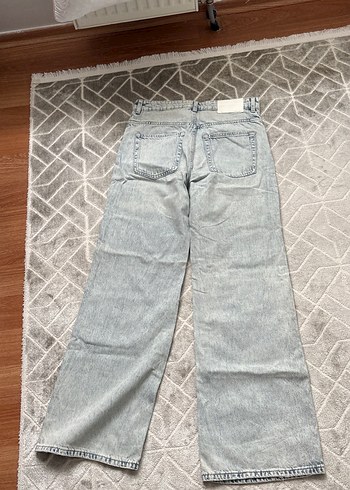 Diğer Gri Tie-Dye Salaş Kadın Denim Pantolon