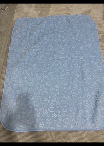 Mavi Bebek Battaniyesi, Pastel Renkli - Görsel 3