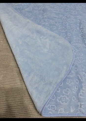 Mavi Bebek Battaniyesi, Pastel Renkli - Görsel 2