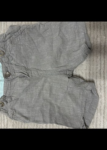 Gri Erkek Bebek Keten Takım - Görsel 3