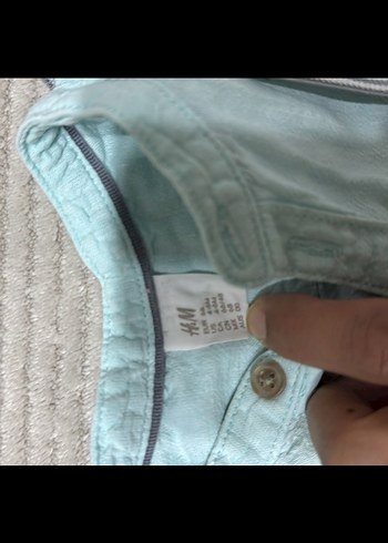 Gri Erkek Bebek Keten Takım - Görsel 2