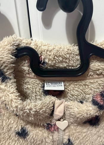LC Waikiki Kız Çocuk Leopar Desenli Kahverengi polar