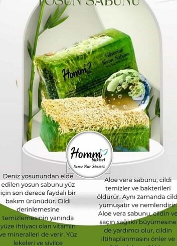 Beden Homlife gliserinli yosun sabunu