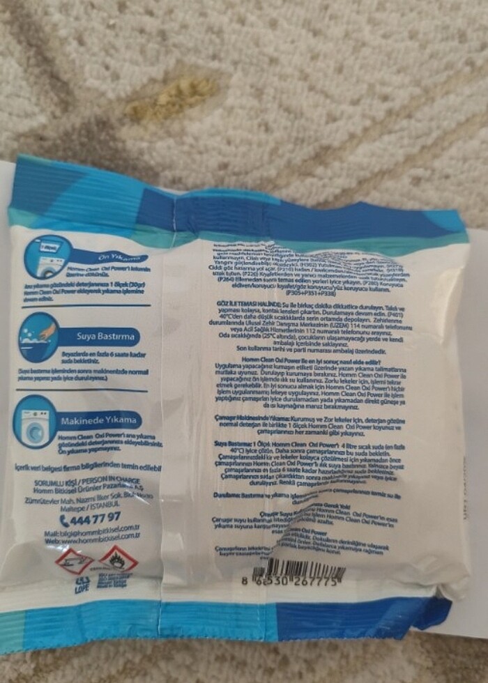 Oxl beyazlar için leke çıkarıcı oksijen gücü - Görsel 2