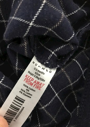 Düğmeli Erkek Bebek Kot Gömlek - Görsel 3