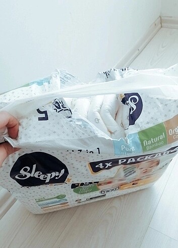 5 Beden: 11-25 kg Beden Sleeppy bebek bezi 