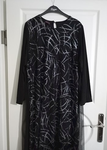 tesettür siyah Elbise - Görsel 2