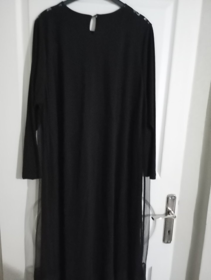 tesettür siyah Elbise - Görsel 3