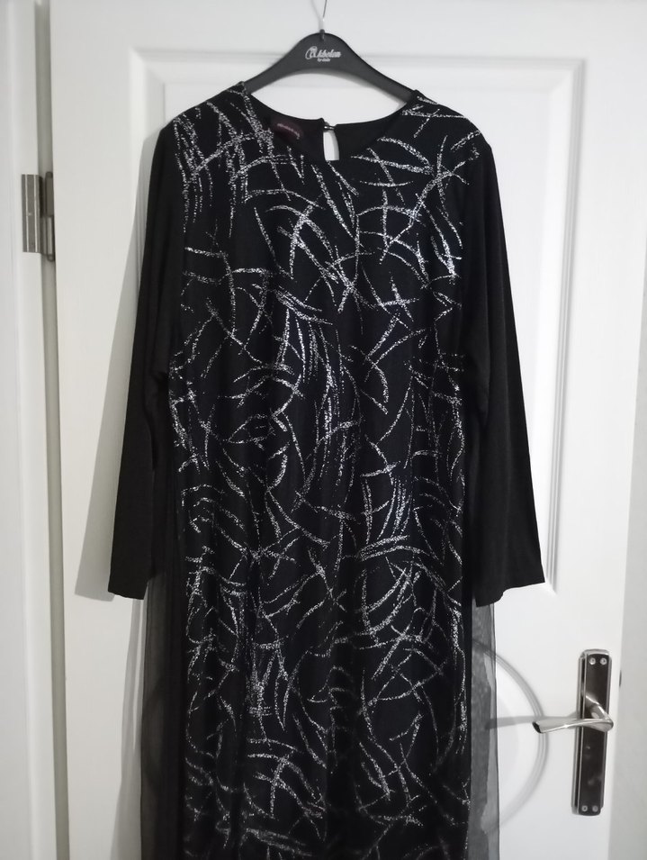 tesettür siyah Elbise - Görsel 2