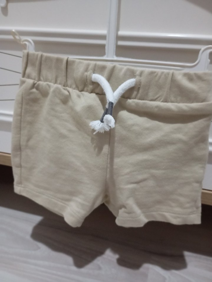 Beyaz Baskılı Triko Bebek Takımı - Görsel 2