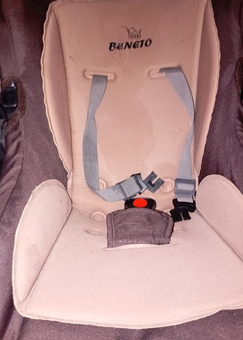 Beneto Kahverengi Bebek Oto Koltuğu ve puset - Görsel 3