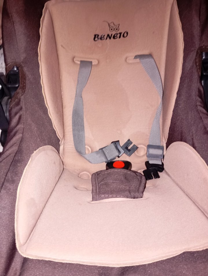 Beneto Kahverengi Bebek Oto Koltuğu ve puset - Görsel 3