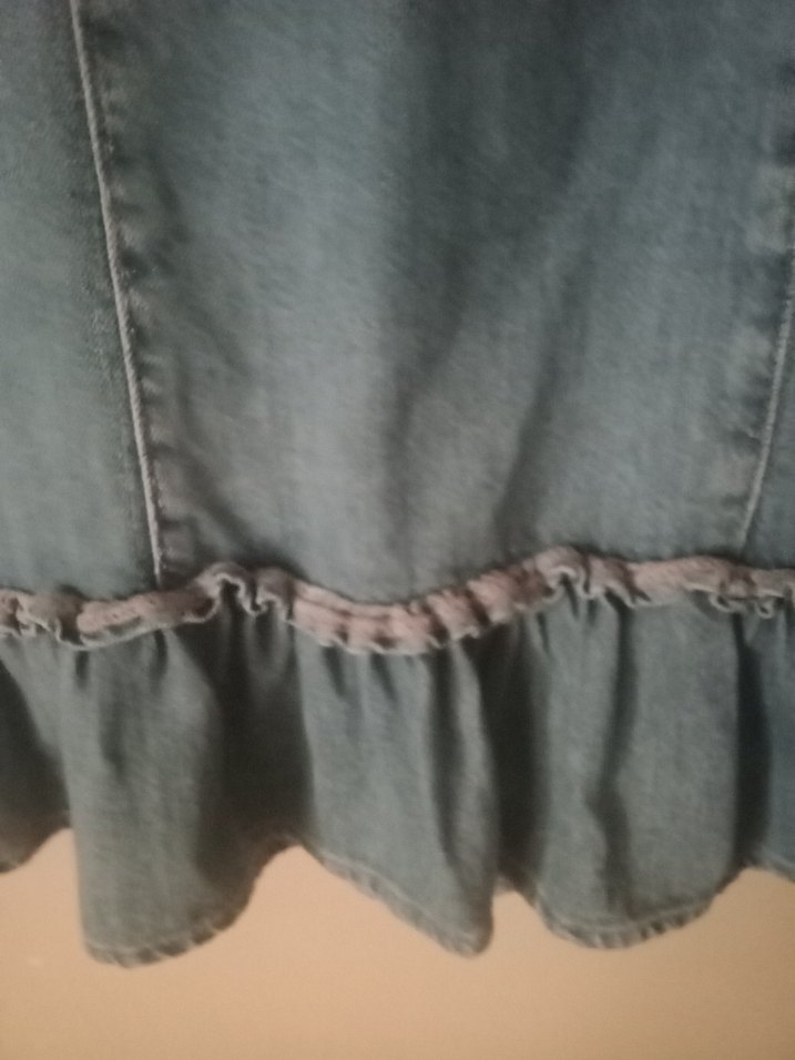 Kot Kumaşlı V Yaka Midi Elbise - Görsel 2