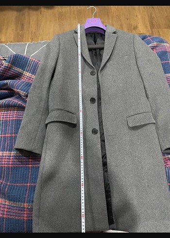 Gri Erkek Kaşmir karışımlı Yün Ceket Düğmeli Regular Fit - Görsel 6