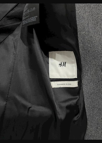 Gri Erkek Kaşmir karışımlı Yün Ceket Düğmeli Regular Fit - Görsel 7