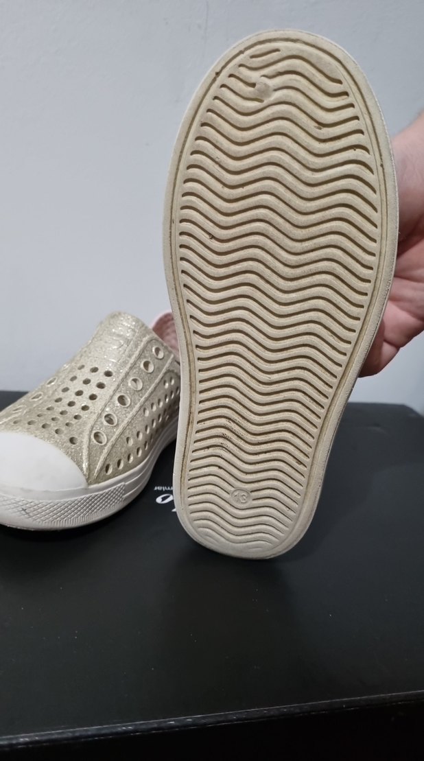 Kız Çocuk Beyaz Cırt Cırtlı Spor Ayakkabı - Görsel 5