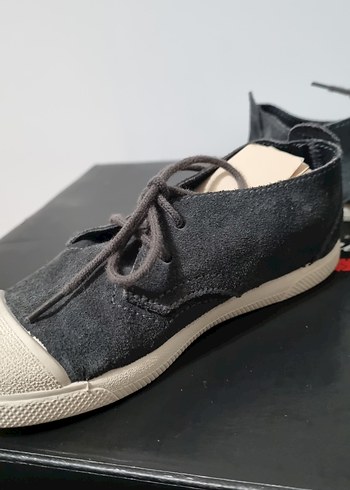 Gri Süet Kadın Günlük Ayakkabı - Görsel 2