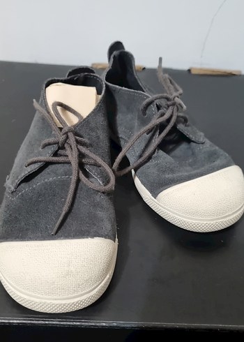 Gri Süet Kadın Günlük Ayakkabı - Görsel 3