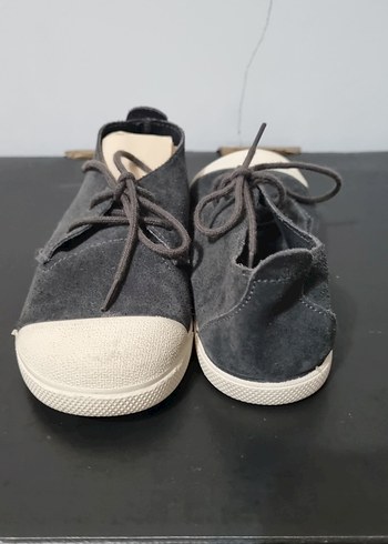 Gri Süet Kadın Günlük Ayakkabı - Görsel 4