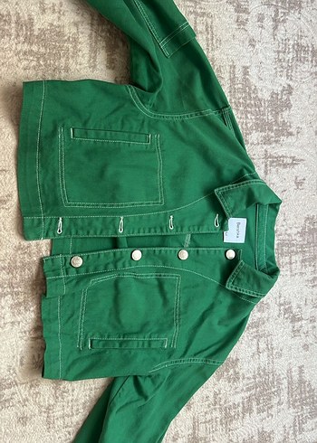 Yeşil Denim Ceket