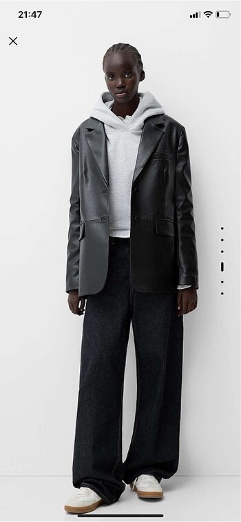 Bershka Deri ceket