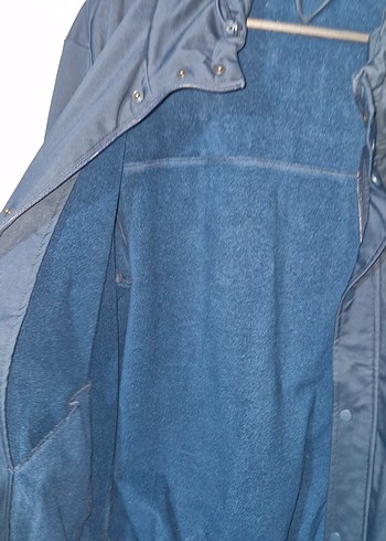 Diğer Düğmeli Mavi Erkek Street Wear Ceket